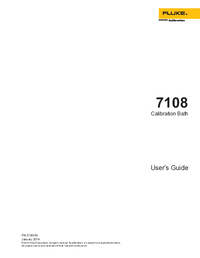 Thumbnail of document Manual - 7009 / 7108 / 7015 Resistor Baths